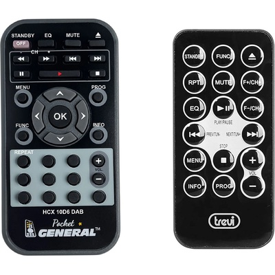 GENERAL Trevi hcx 10d6 dab - дистанционно управление дубликат (hcx 10d6 dab)