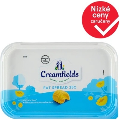 Tesco Creamfields rostlinný roztíratelný tuk 500 g – Zboží Mobilmania