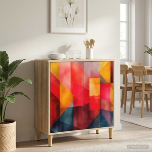 vidaXL Служебен шкаф HEESCH Сонома 69 x 33 x 75 см Инженерна дървесина (8006918)