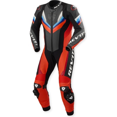 Jednodielna kombinéza Revit QUANTUM 3 red/black