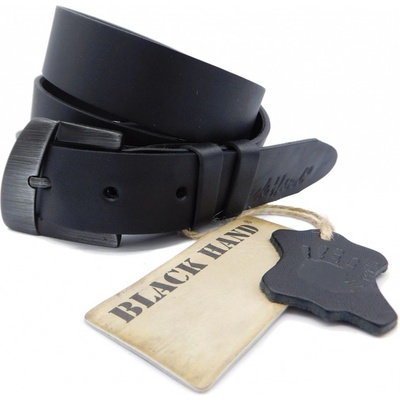 Black Hand kožený pásek 032-98 černý