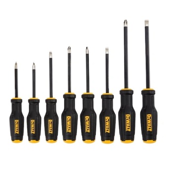 DEWALT Отвертки dewalt, toughseries, комплект от 8 броя, стоманени, maxfit