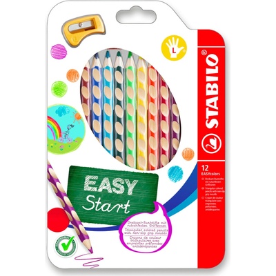 Stabilo 331/12 EASYcolors pro leváky 12 ks