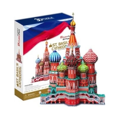 CubicFun 3D puzzle Chrám Vasila Blaženého 214 ks