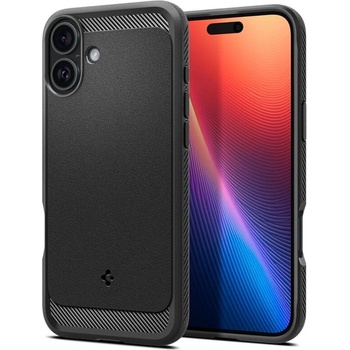 Spigen Apple iPhone 16 Rugged Armor MagSafe case matte black (ACS08214)