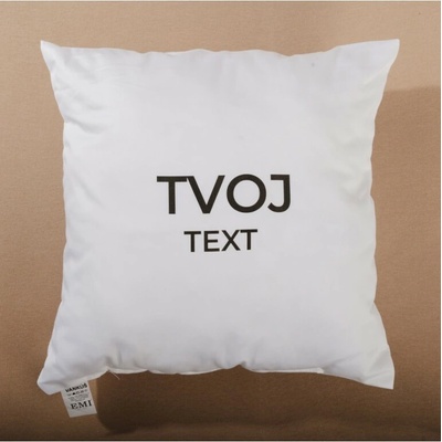 EMI Vankúš s vlastným textom 40x40