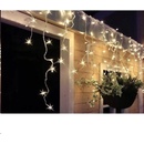 Vianočné osvetlenie Solight LED vánoční závěs rampouchy 120 LED 3m x 0,7m přívod 6m venkovní teplé bílé světlo paměť časovač 1V40-WW