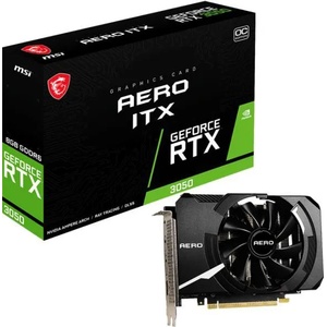MSI GeForce RTX 3050 8GB OC GDDR6 128bit (RTX 3050 AERO ITX 8G OC) Видео карти