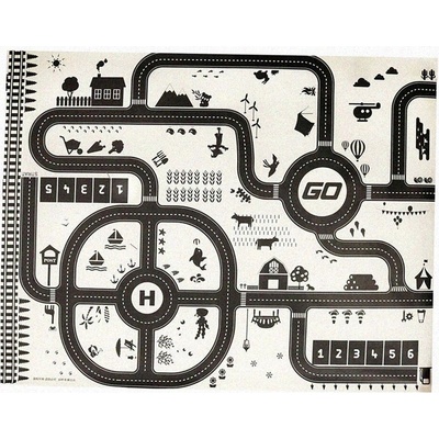 KIK KX7978 Hracia podložka pre deti Mesto