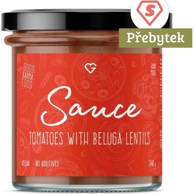 Goodie Omáčka na těstoviny Rajčatová s čočkou beluga 300 ml