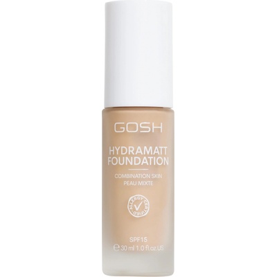 Gosh Copenhagen Hydramatt make-up pre zmiešanú a mastnú tvár 006 N stredne light 30 ml
