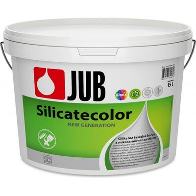 JUB SILICATECOLOR - silikátová fasádna farba - biely - 15 l