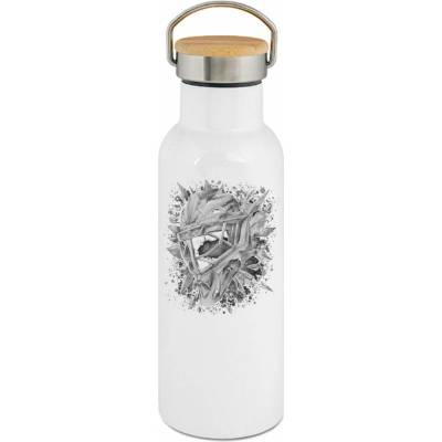 123TRIKO termoska Ledová brankářská maska, černý potisk 500 ml