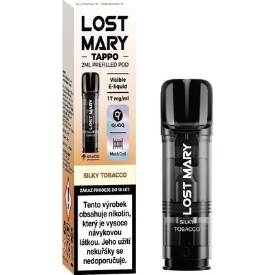 Elf Bar Lost Mary Tappo cartridge Silky Tobacco 17 mg
