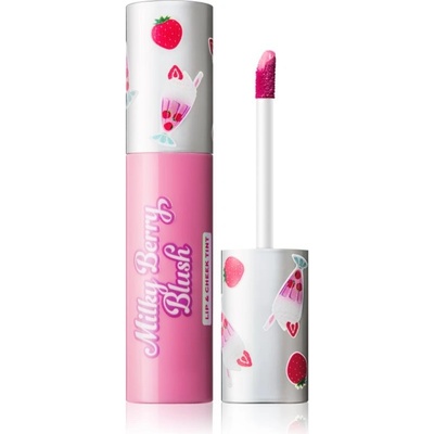 I Heart Revolution Milkshake Milky Berry Blush multifunkčné líčidlo na pery a tvár Strawberry Shake 10 ml