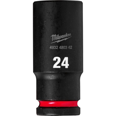 MILWAUKEE Nástrčný kľúč 1/2" - Hex 24 SHOCKWAVE predĺžený