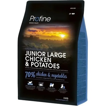 Profine Суха храна за малки кученца едри породи profine dog junior large chicken & potatoes 3кг (263)