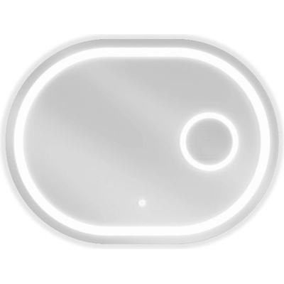 Mexen Umba огледало за баня с подсветка и козметично огледало 100 x 80 см, LED 6000K, антипара - 9822-100-080-611-00 (9822-100-080-611-00)