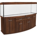 Diversa Solid LED akvarijní set vypouklý ořech 960 l