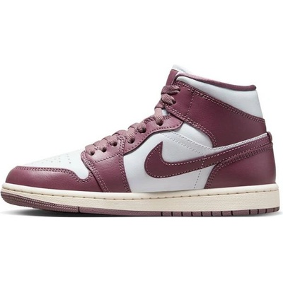 Air Jordan 1 Mid Shoes Mauve/White