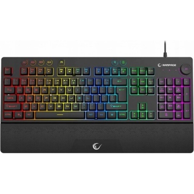 Rampage Simula RGB Makro Black
