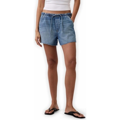 GAP 886506-00 džínové kraťasy Low Slung modrá