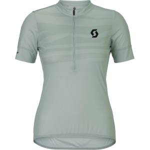 Scott Фланелка с къс ръкав за колоездене Scott Women's Jersey Endurance Lt S/S Cycling jersey - Spray Grey - размер XL (156-2862-0415)