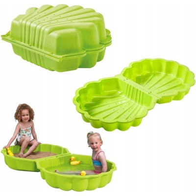 Marimex Pískoviště/bazének mušle s krytem zelené – Zbozi.Blesk.cz