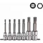 FORCE Tools Комплект вложки ribe force 3078a - 7 части, 3/8" и 1/2 (jn94052)