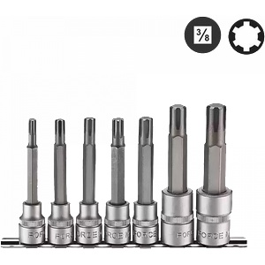 FORCE Tools Комплект вложки ribe force 3078a - 7 части, 3/8" и 1/2 (jn94052)