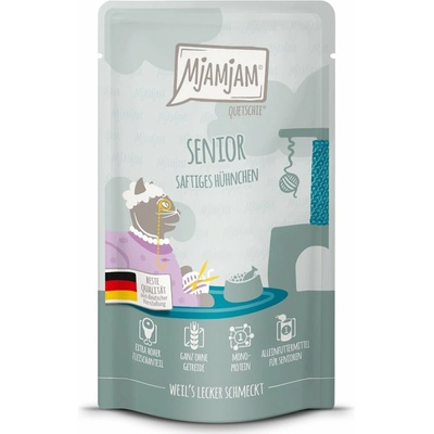 MjAMjAM Quetschie Senior šťavnaté kuře 12x 125 g