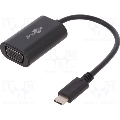Goobay Adaptér; USB 3.0; D-Sub 15pin HD zásuvka,USB C 0,2m
