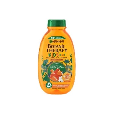 Garnier Botanic Therapy Disney Kids šampón 2v1 Leví kráľ marhuľa pre deti 400 ml
