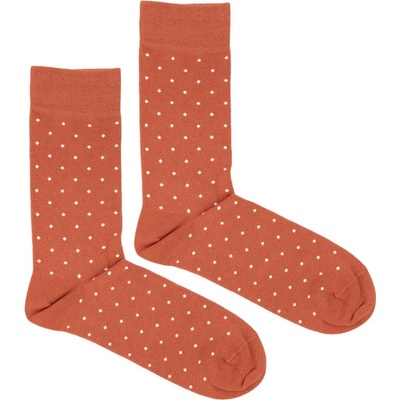 Bubibubi ponožky s puntíky Oranžové