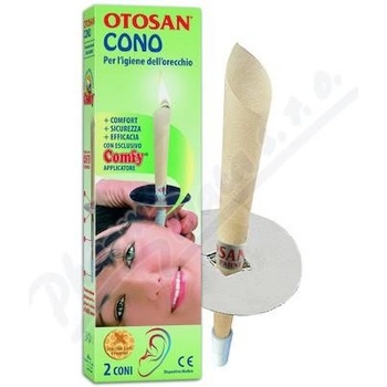 OTOSAN Ušní svíce s včelím voskem 2 ks