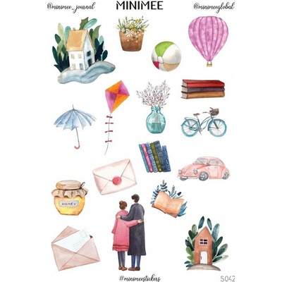 Minimee Samolepky MINIMEE journal - Home S042