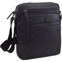 pánske kožené crossbody čierny Hunter čierna