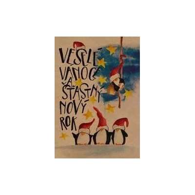 Přáníčko BeBechy – recyklovaný papír – Vánoce 3
