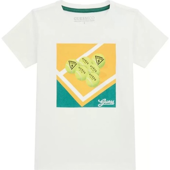 Image 1 of GUESS Тениска в мръсно бяло с цветна щампа за момче Guess