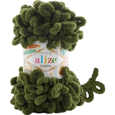 Alize Puffy 100g Farba: tmavá zelená 620