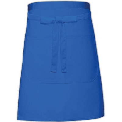 Link Kitchen Wear Pekařská zástěra s kapsou X964T Royal 90x50cm