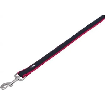 Nobby Повод mesh preno nobby, найлон, мрежа с неопренова подплата, червен, ширина - 15-20 мм, дължина - 120 см, Германия - 80545-01