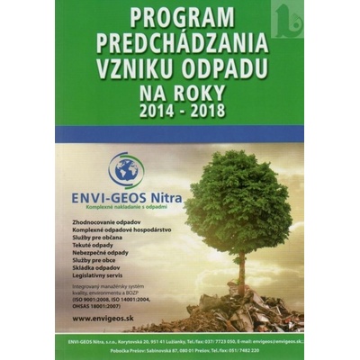 Program predchádzania vzniku odpadu na roky 2014-2018