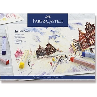 Faber Castell Suché křídy pap.krabička 36ks 128336