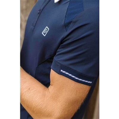 Equitheme Pánské závodní triko Polo Victor SS 26 modré – Zboží Mobilmania