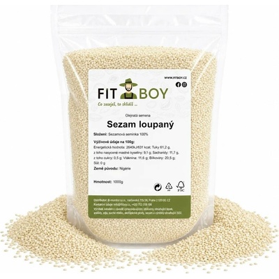 FITBOY Sezam loupaný 1 kg