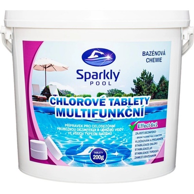 Sparkly POOL Chlorové tablety multifunkční 6v1 MAXI 5 kg – Zboží Dáma