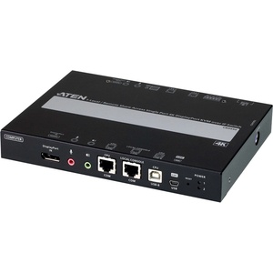 ATEN CN9950, 1-портов DisplayPort KVM over IP, 4K DCI 4096x2160@30Hz, двоен LAN, двойно захранване