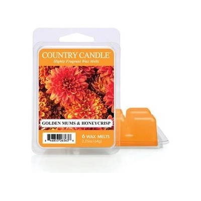 Country Candle Vonný Vosk Golden Mums & Honeycrisp 64 g