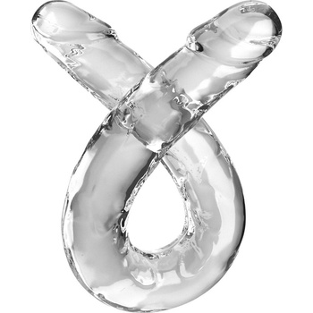 ostatní Двустранно дилдо 18" прозрачно